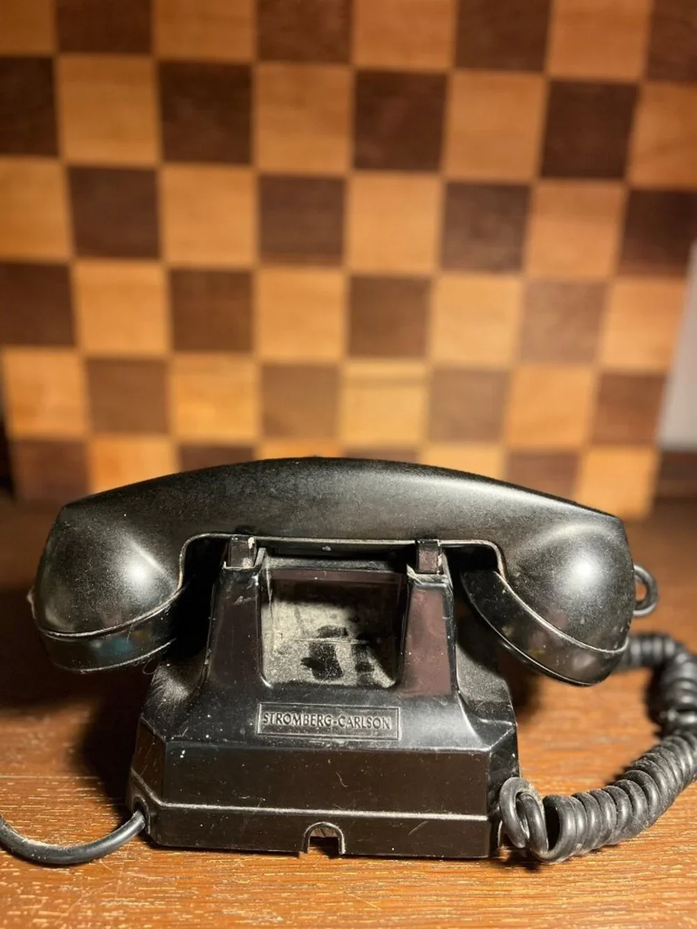 Vintage Black Stromberg Carlson Rotary Phone A523